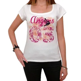 03, Angers, Women's Short Sleeve Round Neck T-shirt 00008