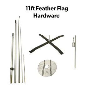 11ft Feather Flag Hardware