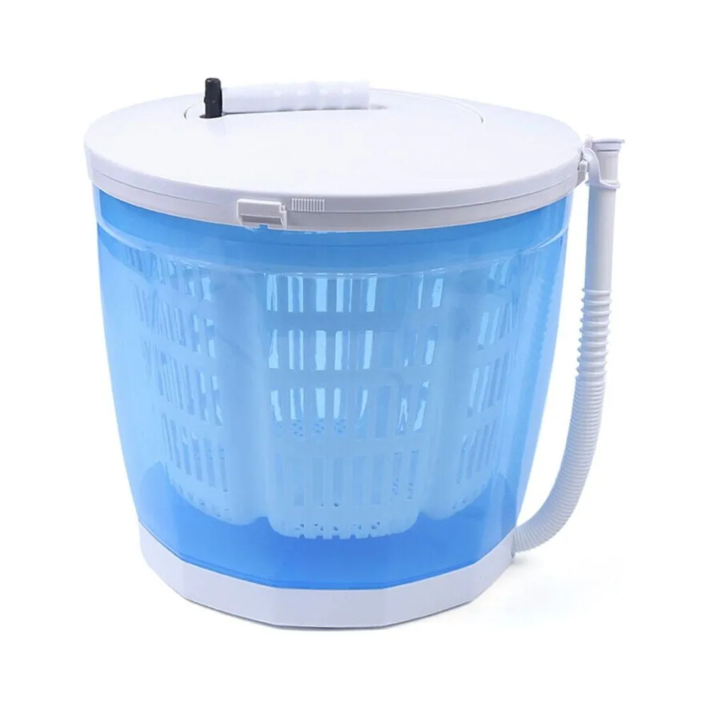 2 in 1 Washer Spin Dryer Washing Machine Mini Travel Outdoor，Manual Washing Machine Portable Laundry Washer for Camping, Apartments, Dorms