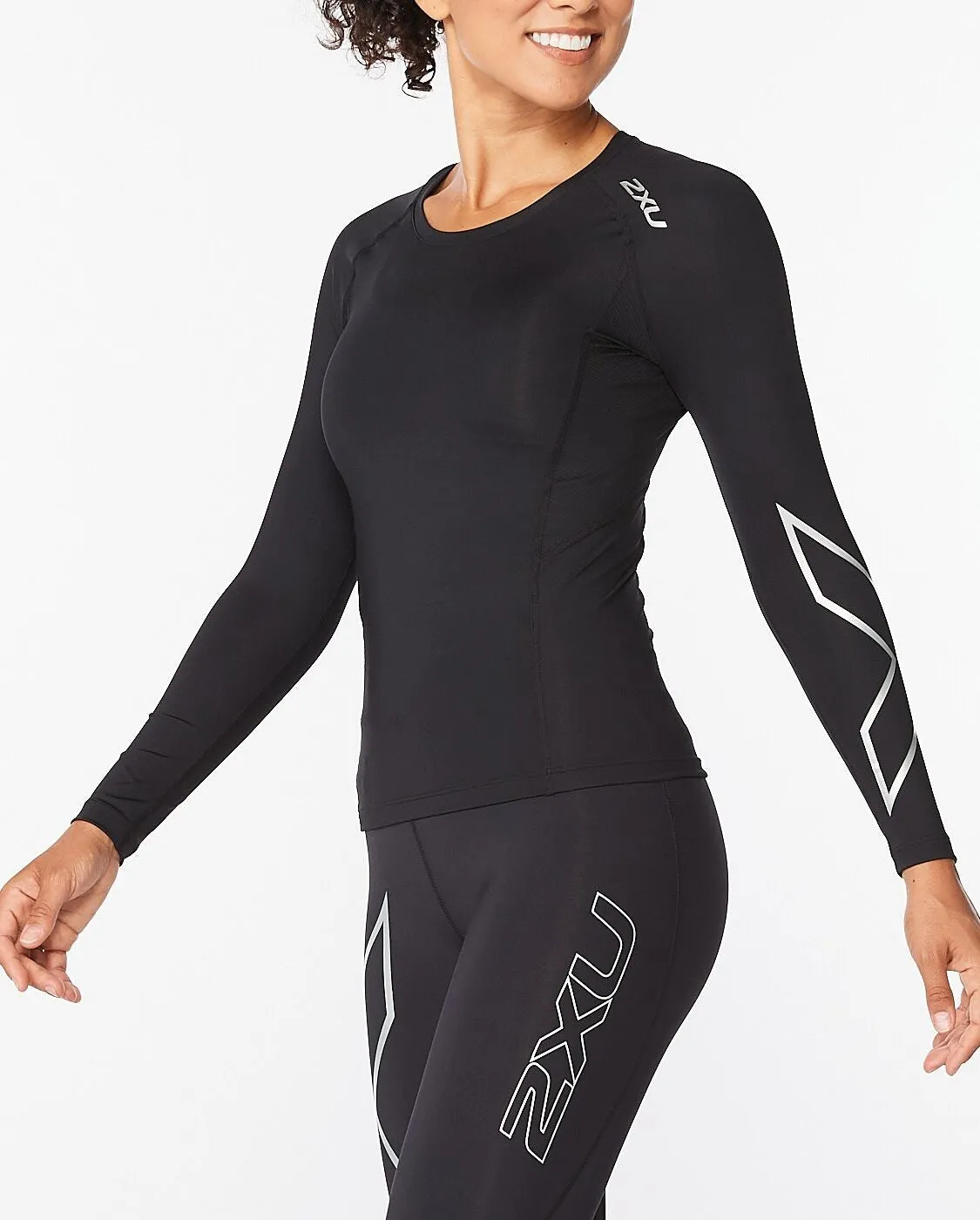 2XU Unisex Women Core Compression Long Sleeve Top