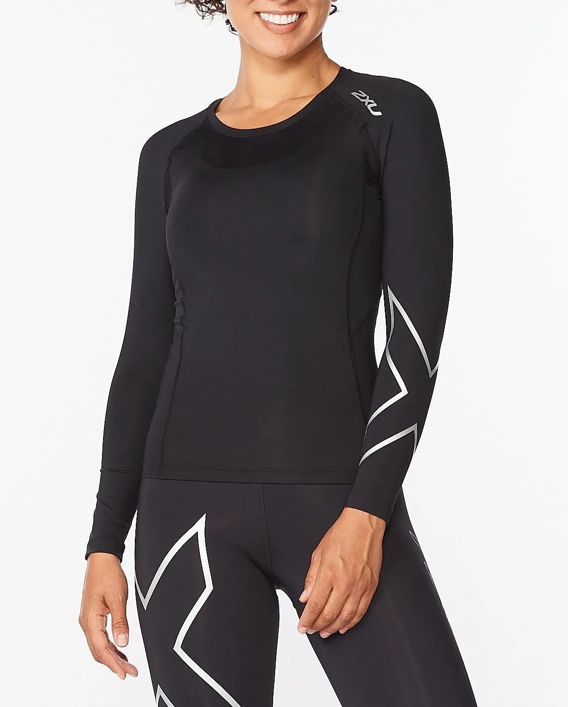 2XU Unisex Women Core Compression Long Sleeve Top