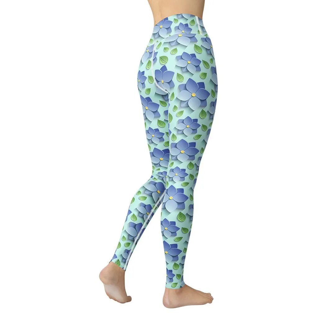 3D Floral Yoga Leggings