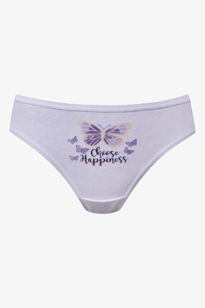 5 Pack Butterfly Bikini Panties Multi