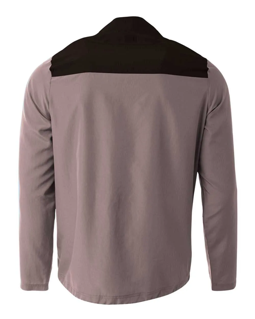 A4 N4014 The Element Quarter Zip - Graphite Black