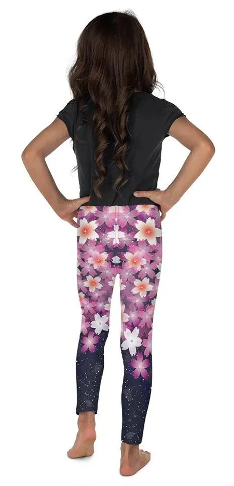 Abstract Flower Kid's Leggings