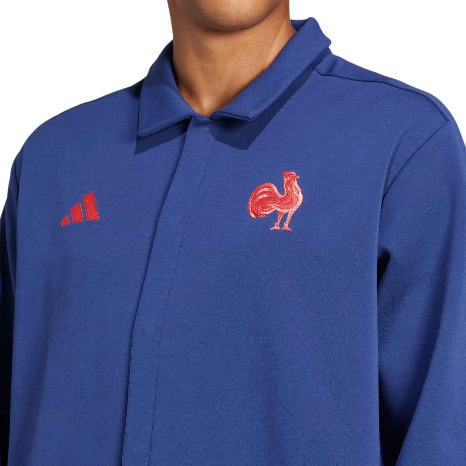 adidas France 2024/25 Full-Zip Rugby Leisure Jacket