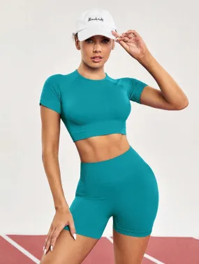 Agnes Seamless Absorbs Sweat Yoga Set