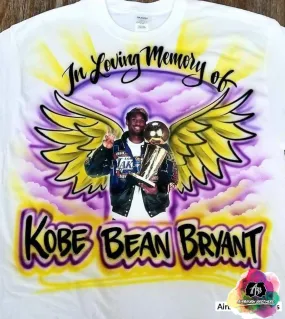 Airbrush In Loving Memory Portrait Shirt Design