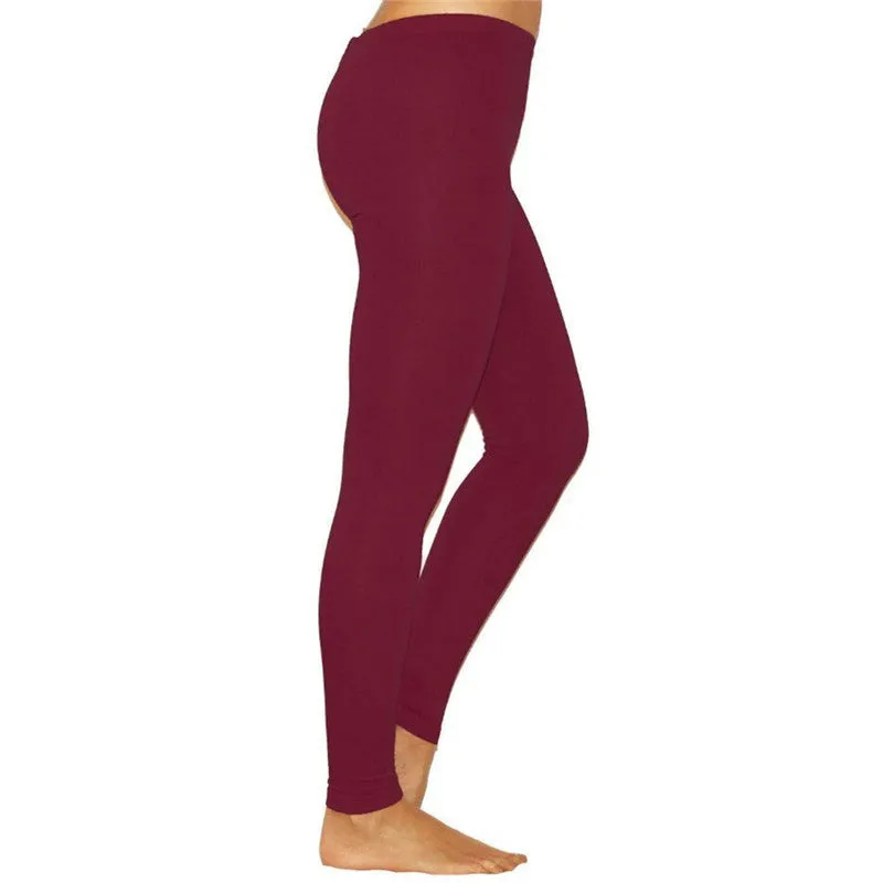 Amy Fashion - Casual Sport Fitness Cotton Leggings