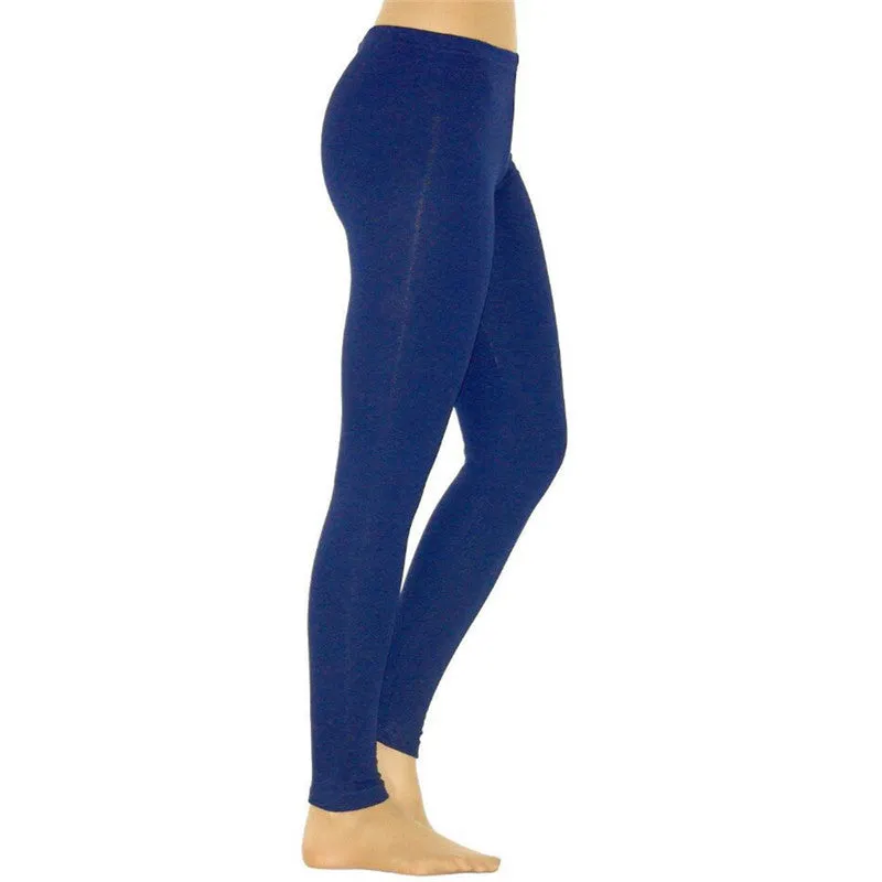 Amy Fashion - Casual Sport Fitness Cotton Leggings