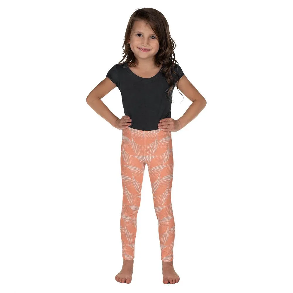 Apricot Wave Kid's Leggings