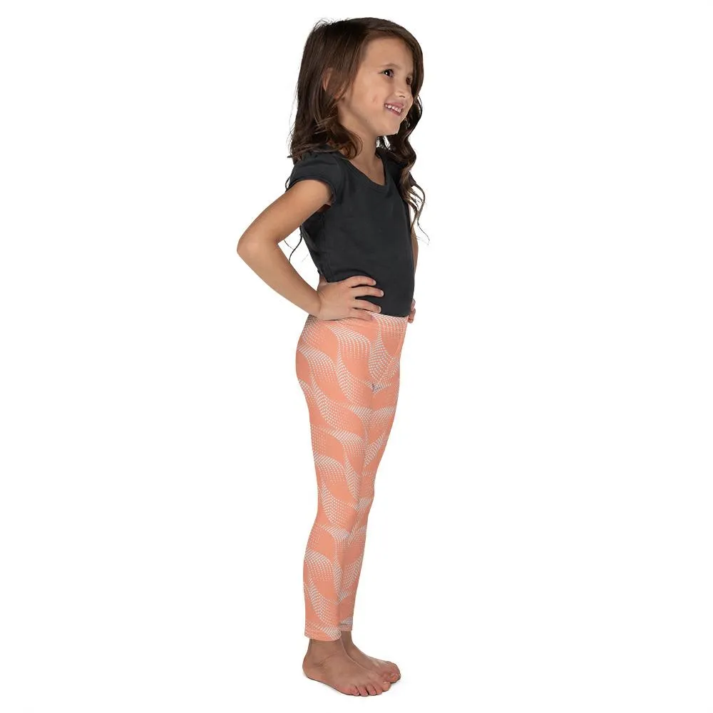 Apricot Wave Kid's Leggings