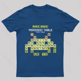 Arcade Periodic Table Nerd T-Shirt