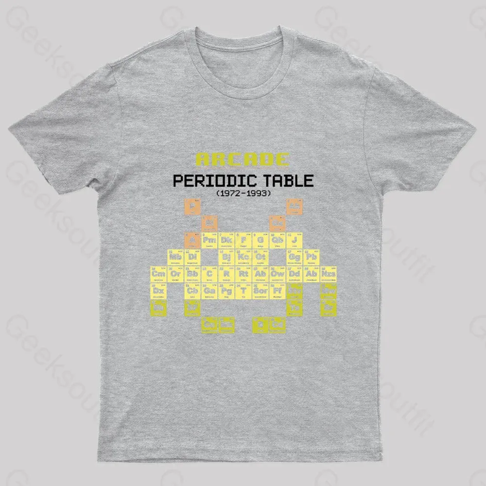 Arcade Periodic Table Nerd T-Shirt