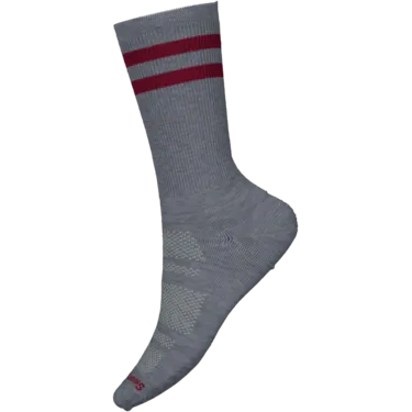 Athletic Targeted Cushion Stripe Crew Socks