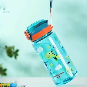 Attractive cartoon water bottle (Green - 500ml)