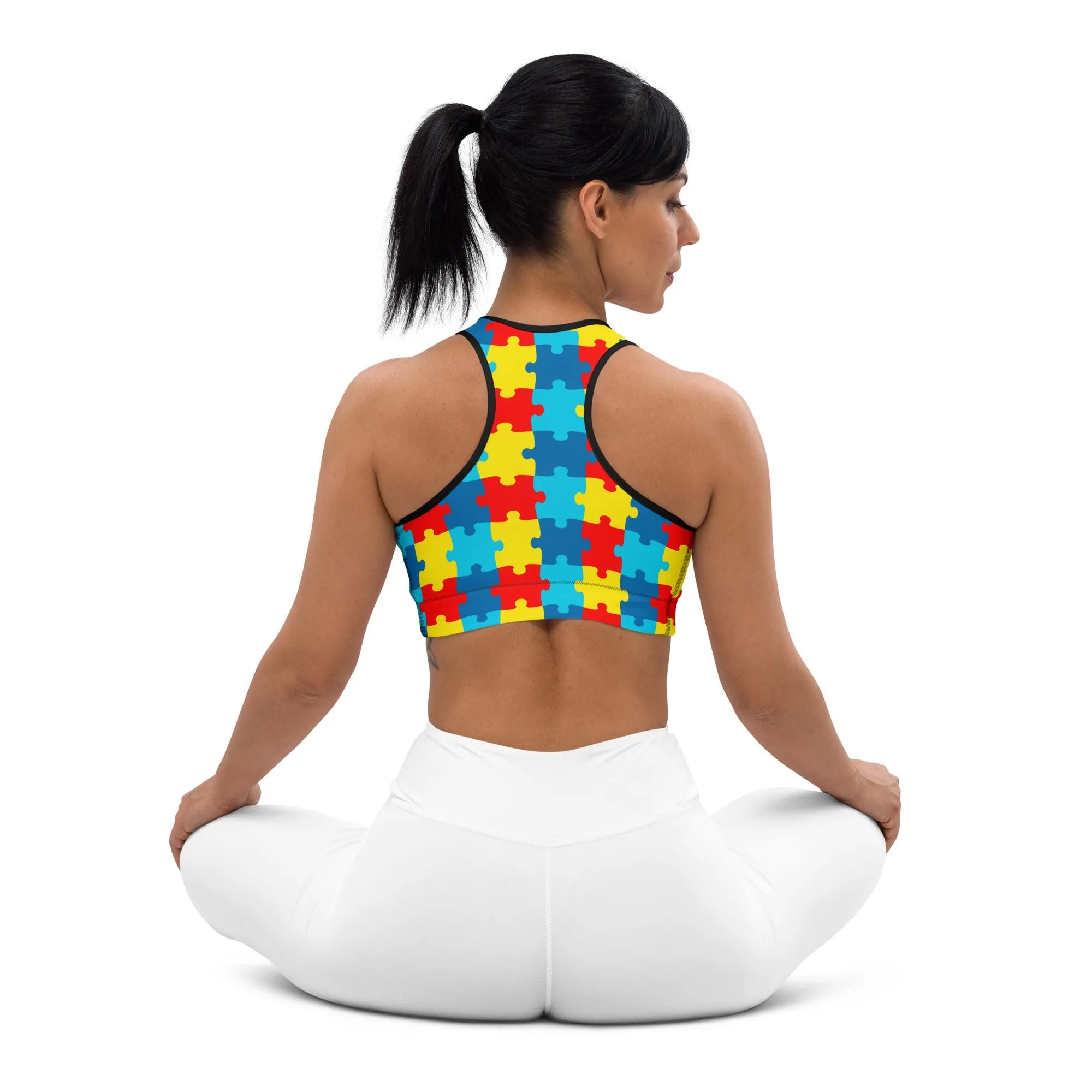 Autism Awareness Sports Bra