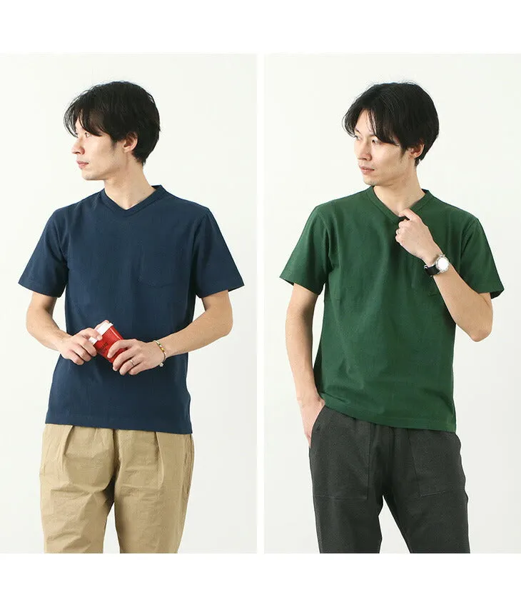 BARNS / BR-1101 Hanging jersey S/S V-neck