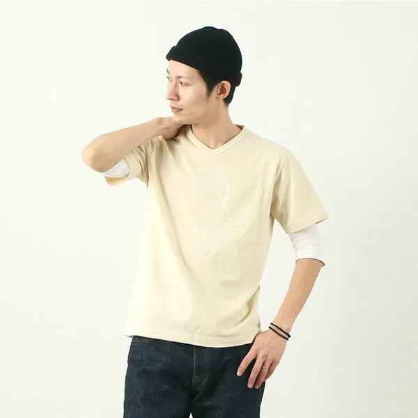 BARNS / BR-1101 Hanging jersey S/S V-neck