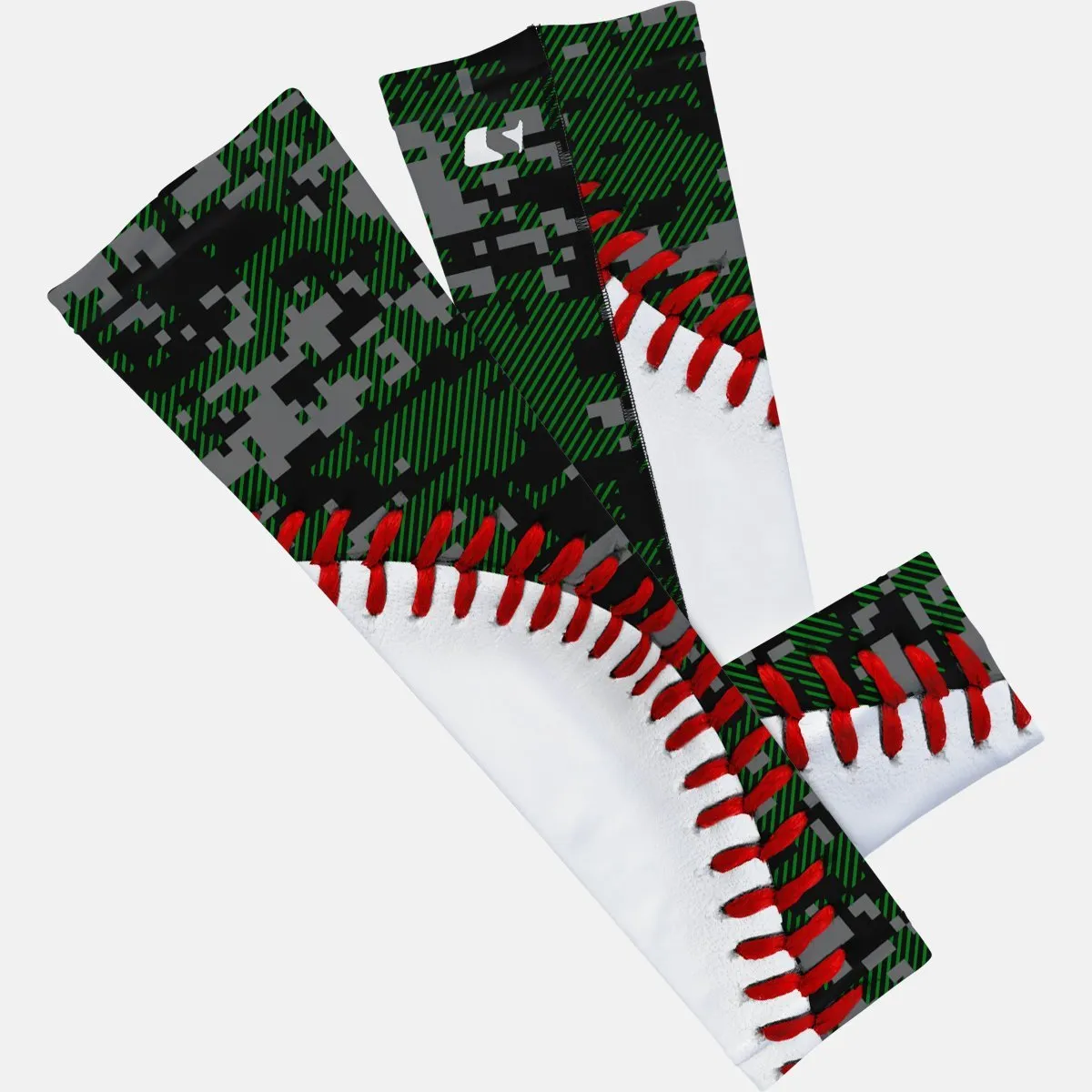 Baseball Digital Ultra Green and Gray Arm Sleeve