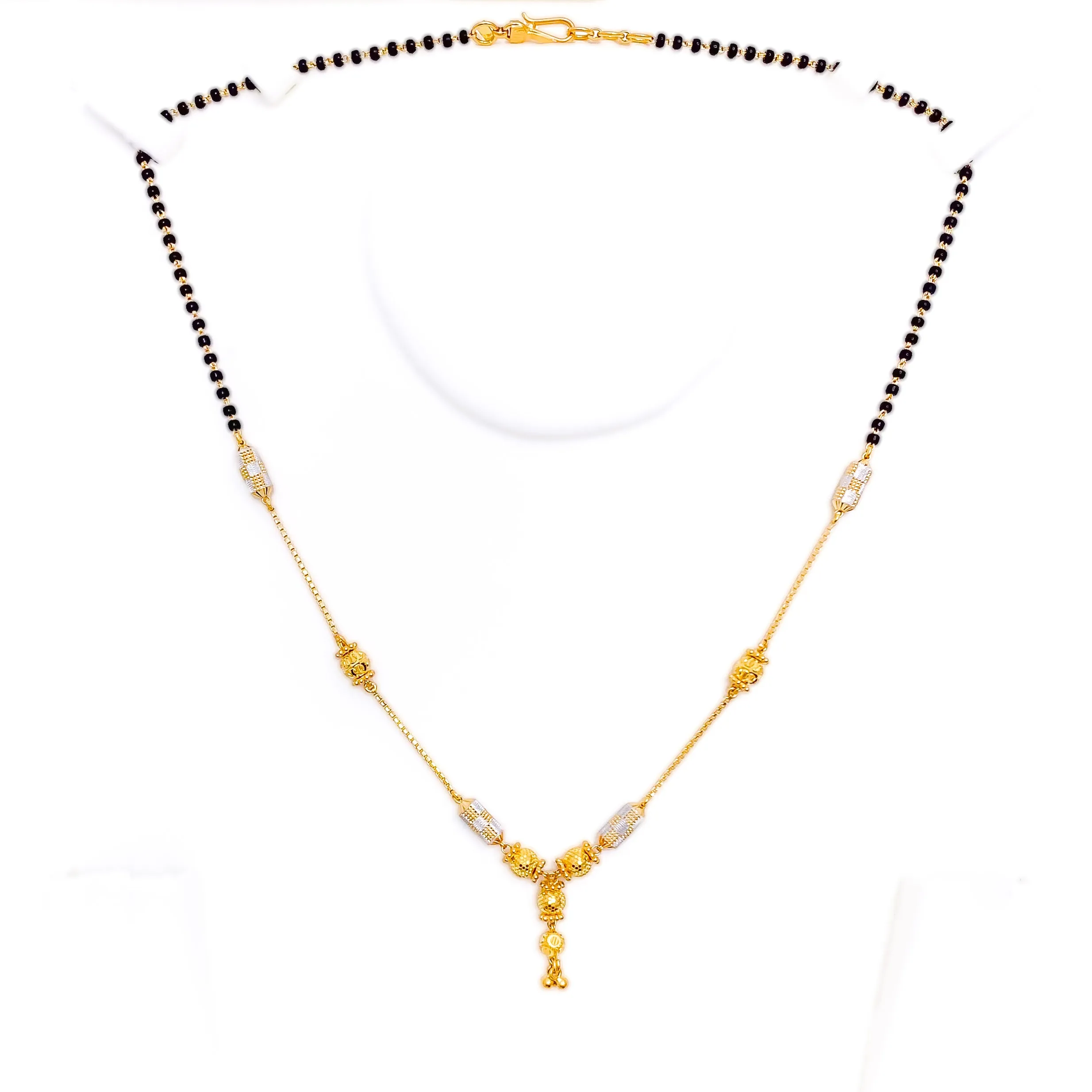 Beautiful Opulent Two-Tone 22k Gold Mangal Sutra