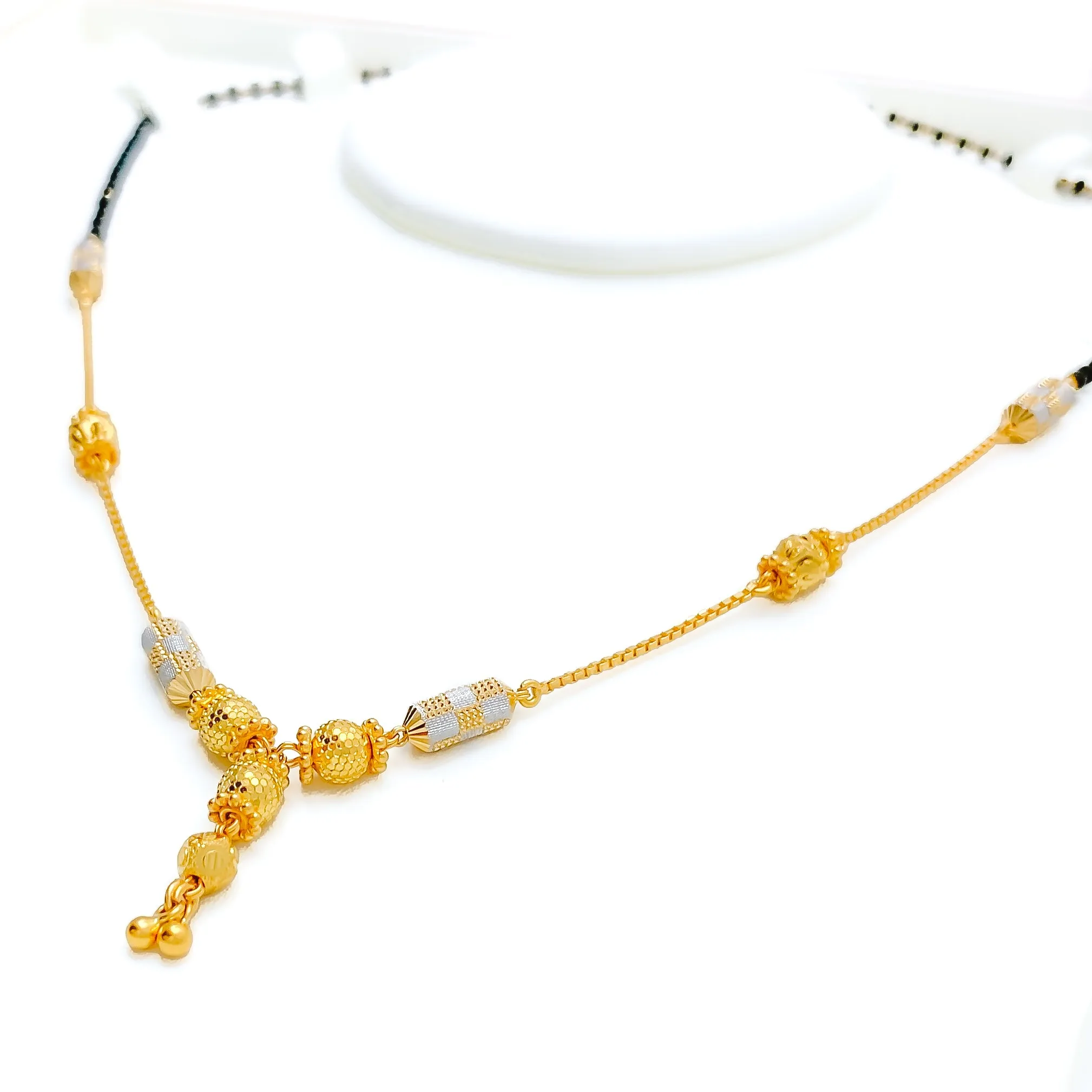 Beautiful Opulent Two-Tone 22k Gold Mangal Sutra