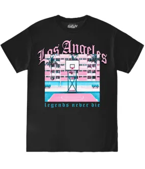 BIG SIZE- LOS ANGELES BASKETBALL TEE