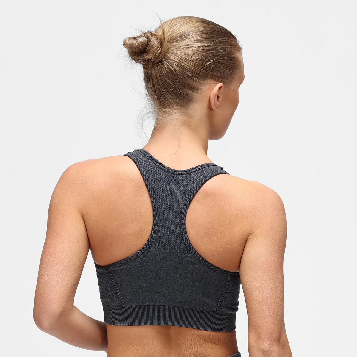 Black Denim Seamless Bra