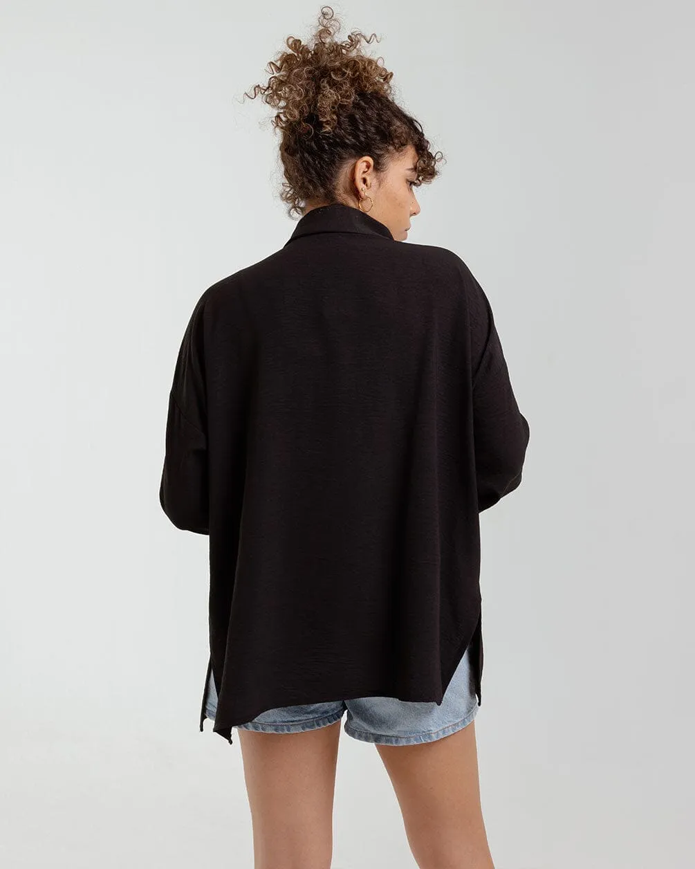 Black Oversized Shirt