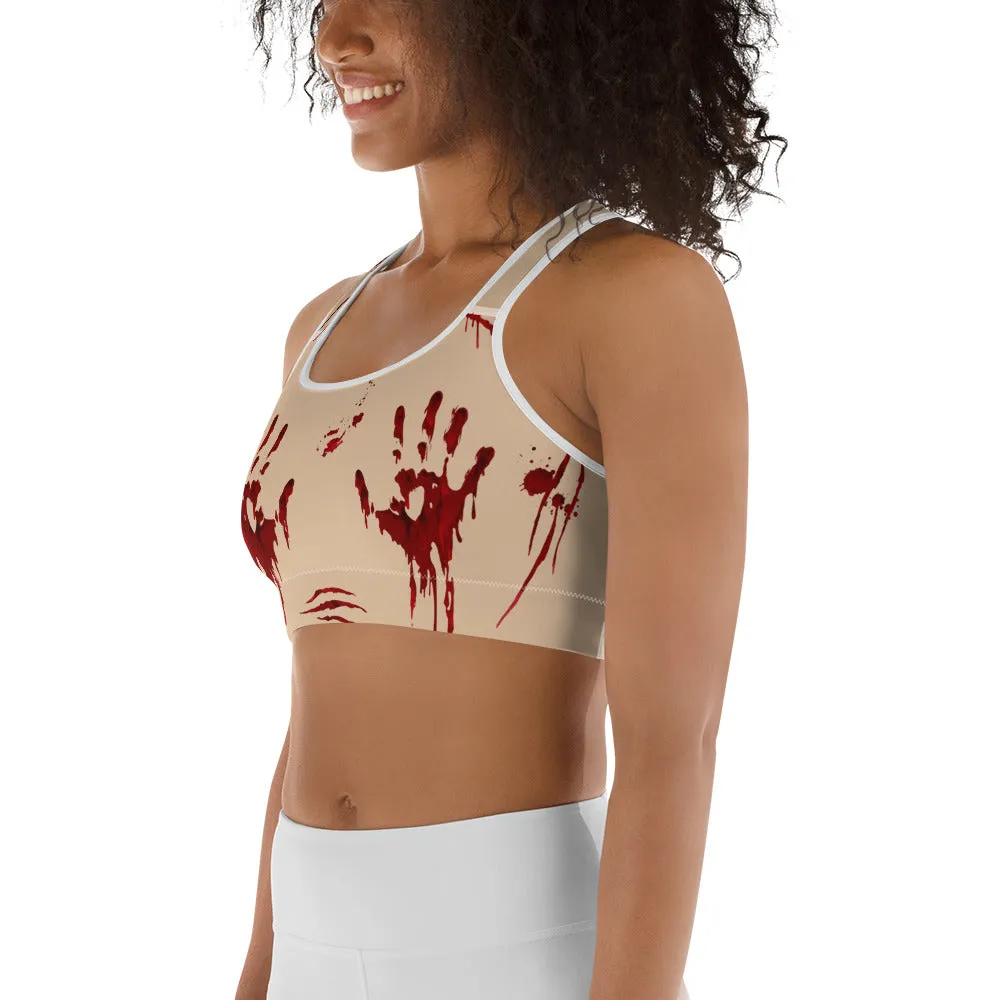 Bloody Halloween Sports Bra