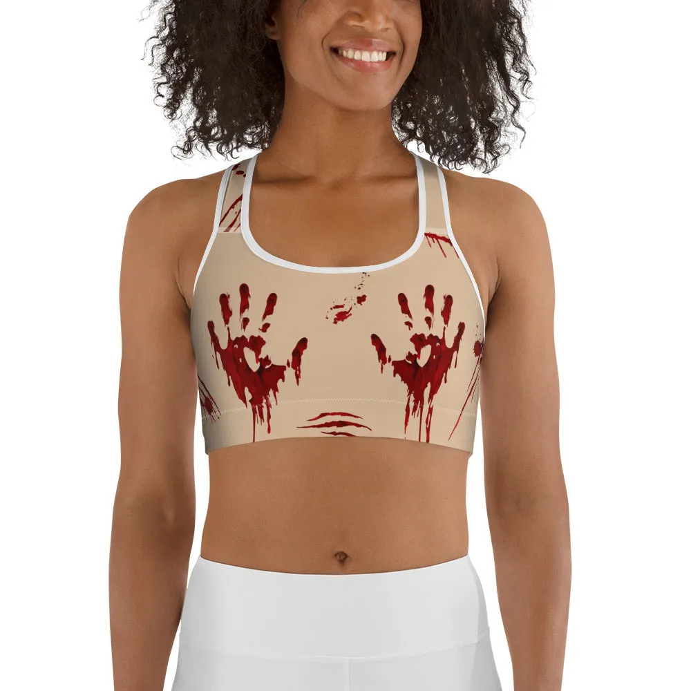 Bloody Halloween Sports Bra