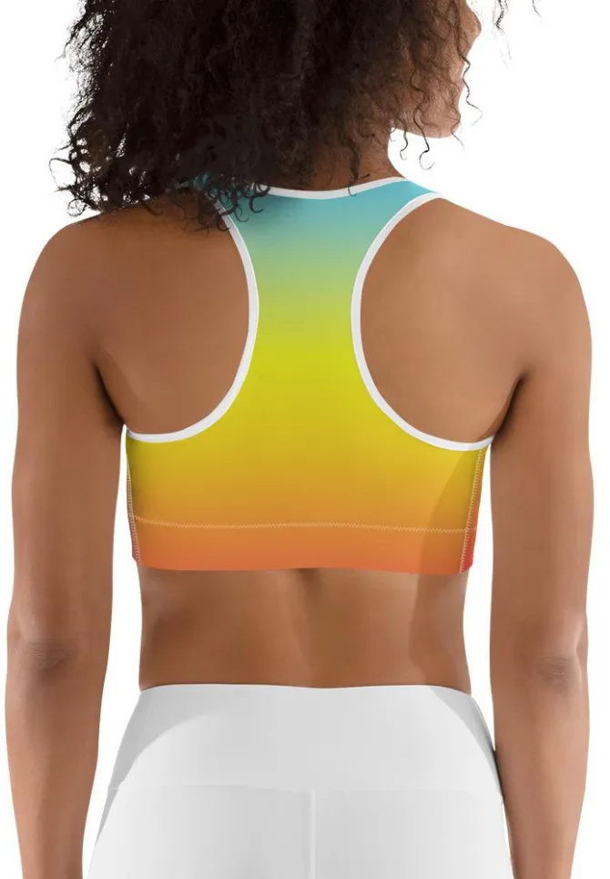 Bohemian Rainbow Sports Bra