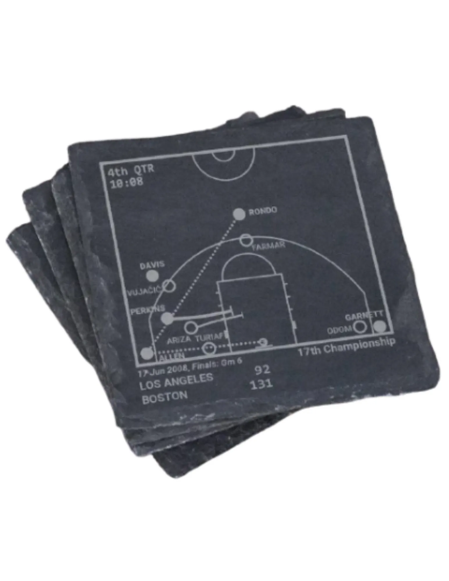 Boston Celtics Greatest Plays in Sports Coasters