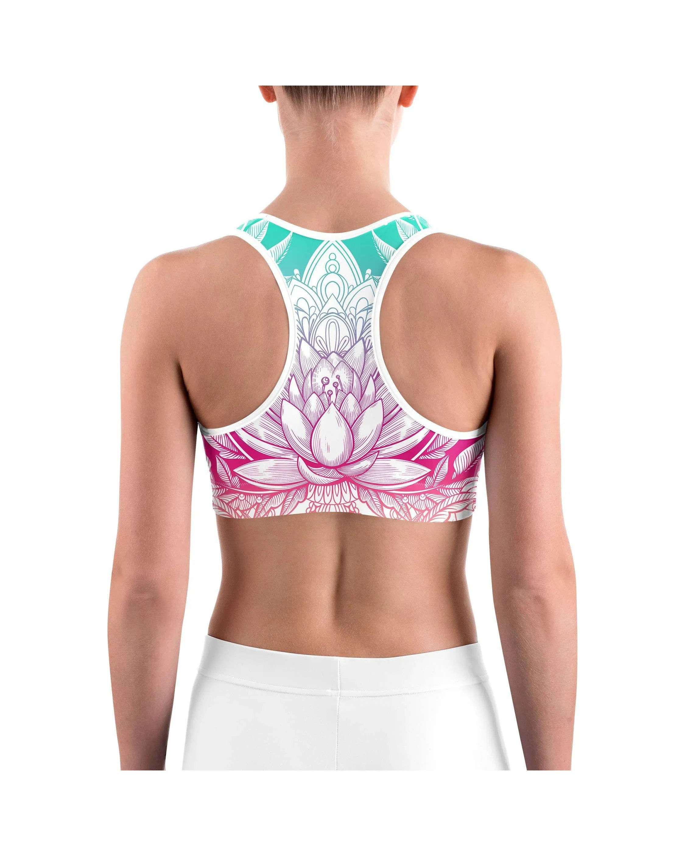 Bright Lotus Sports bra