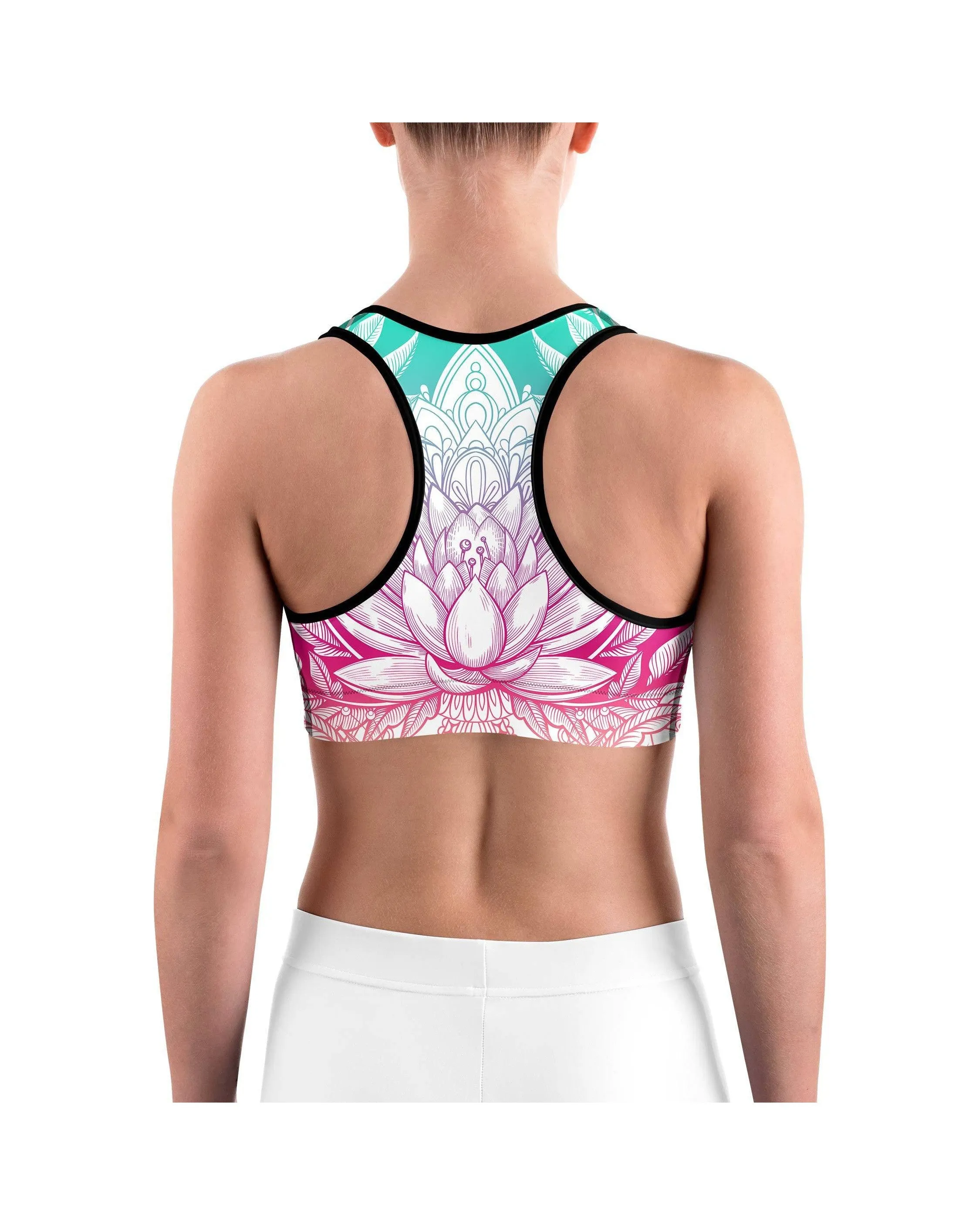 Bright Lotus Sports bra