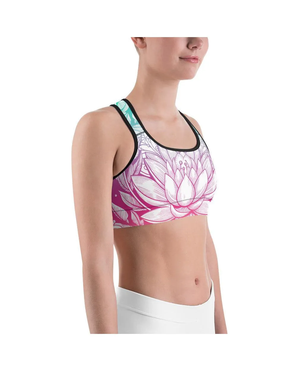 Bright Lotus Sports bra