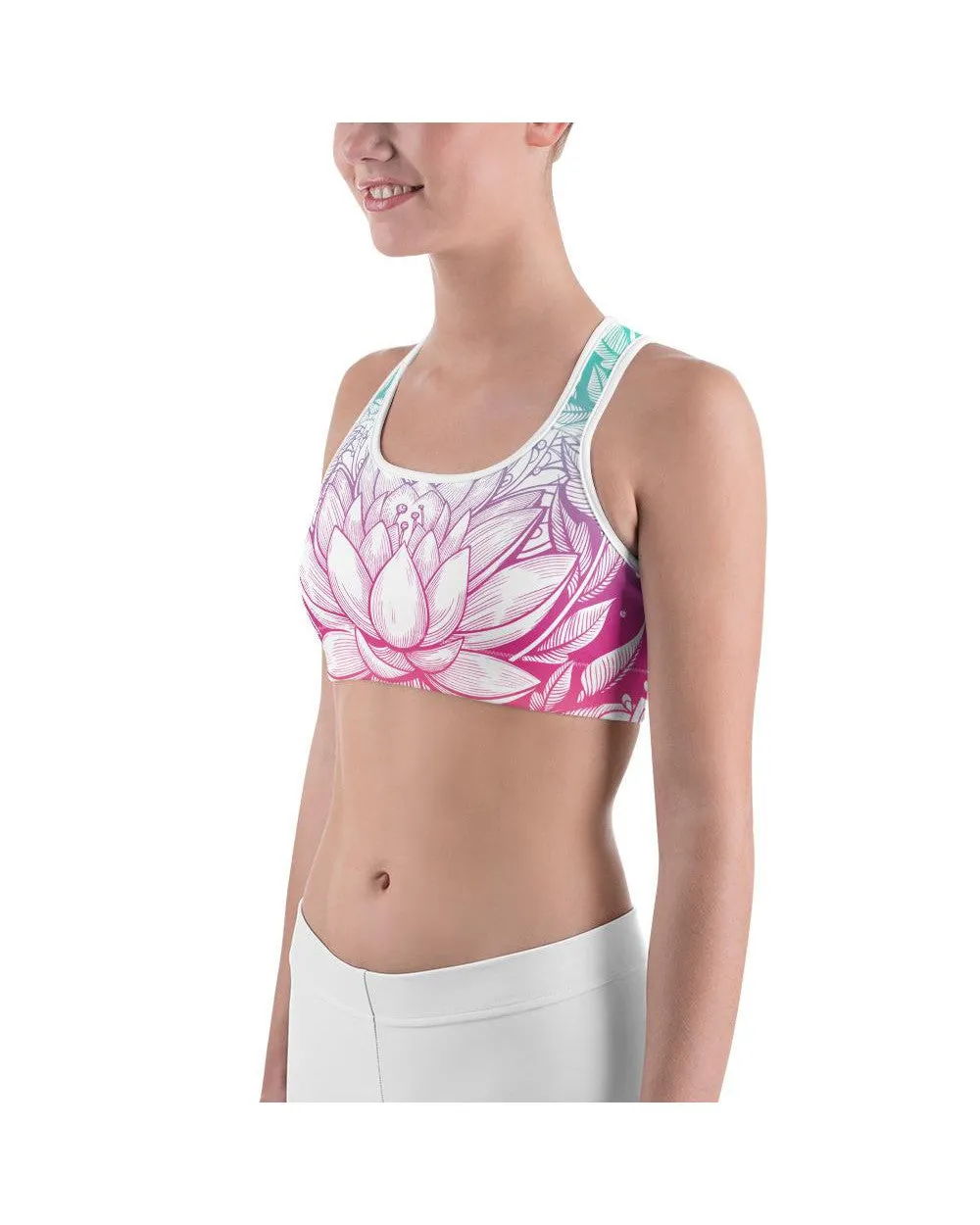 Bright Lotus Sports bra