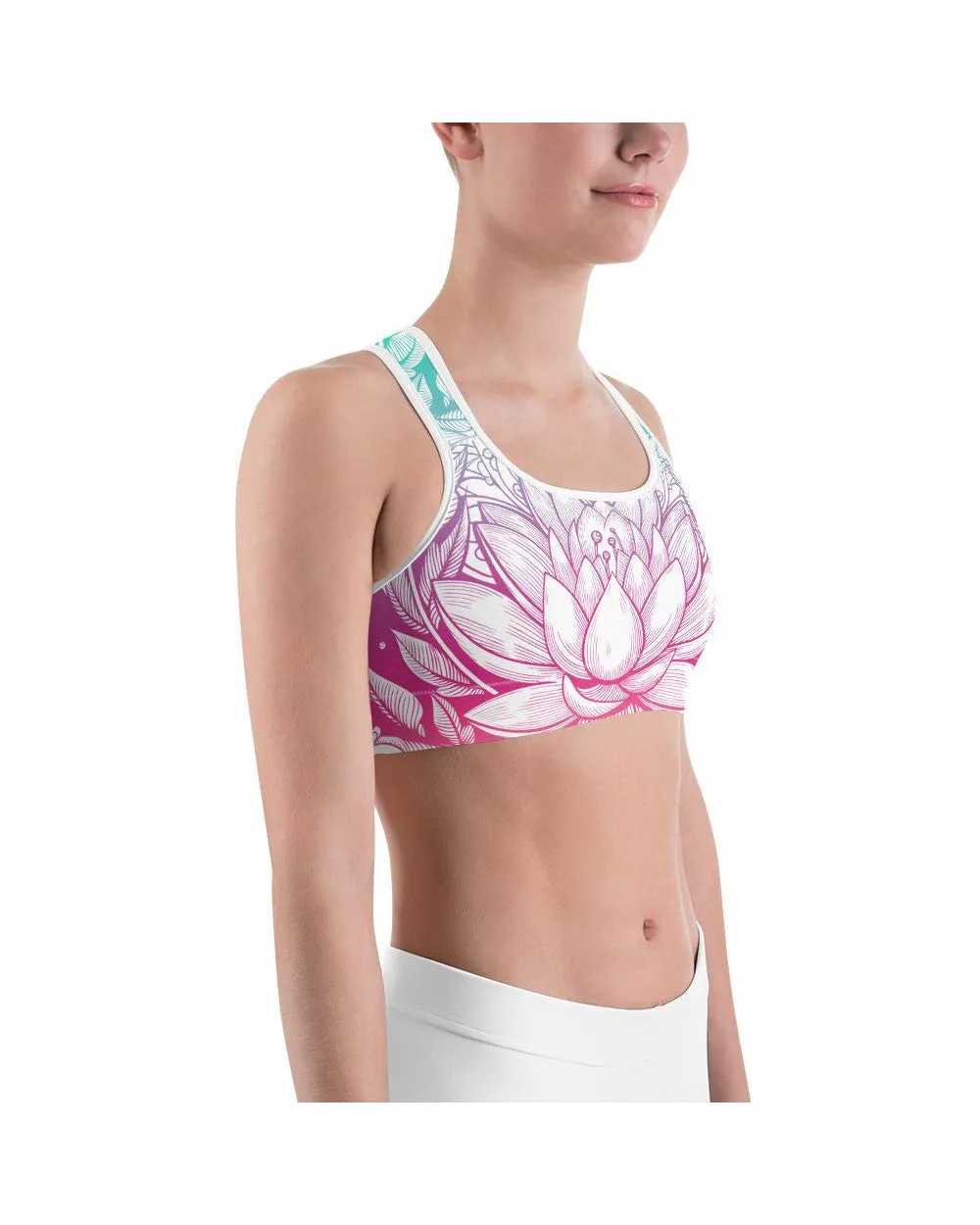 Bright Lotus Sports bra