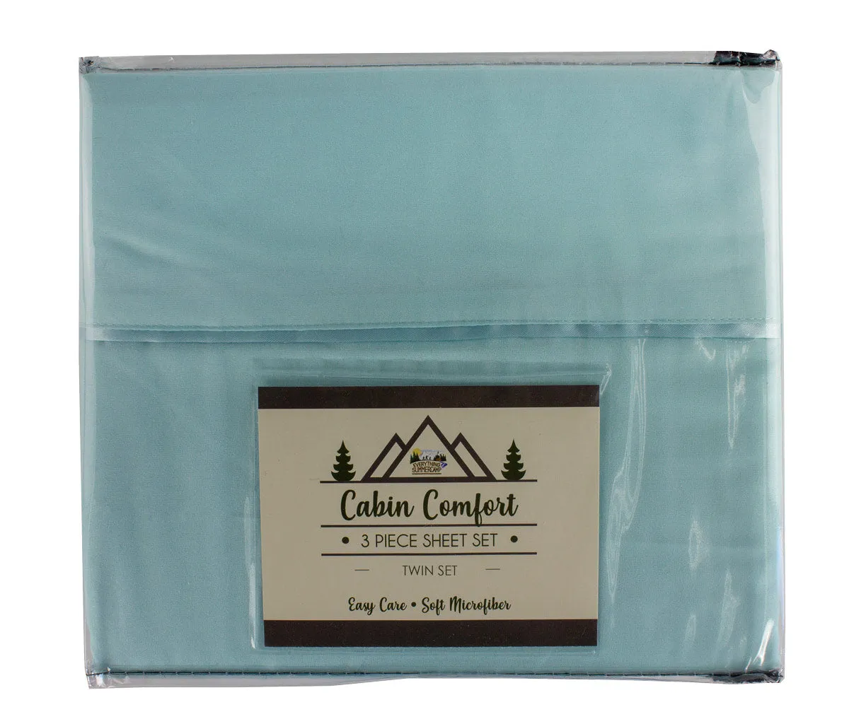 Cabin Comfort Camp Cot Sheet Sets