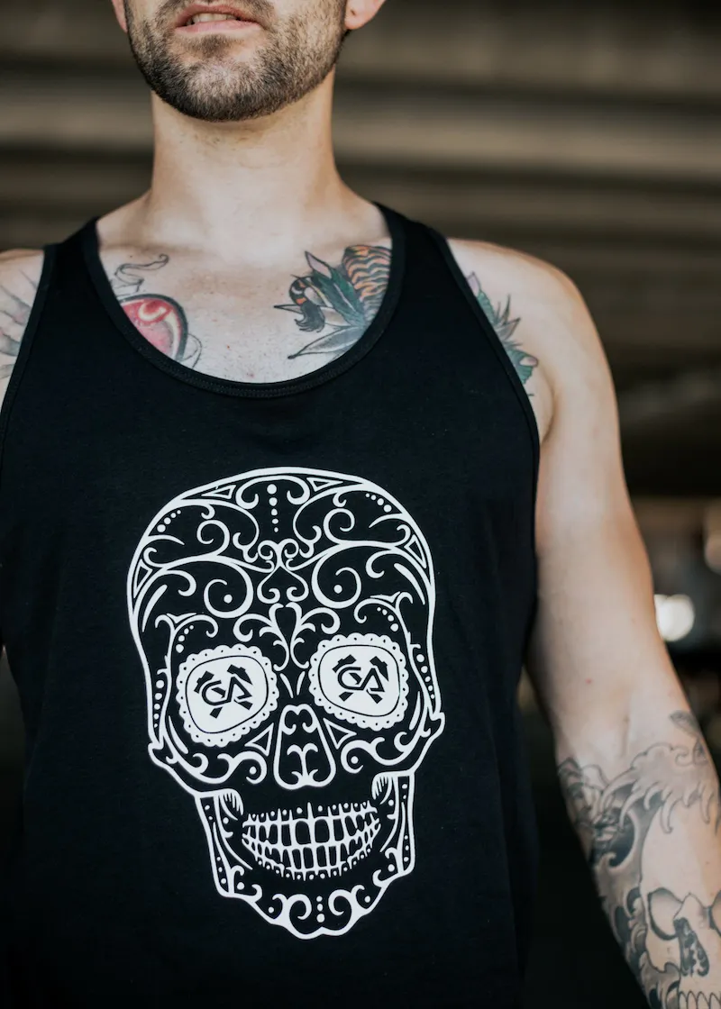 CAndy Skull Tank Unisex - Black