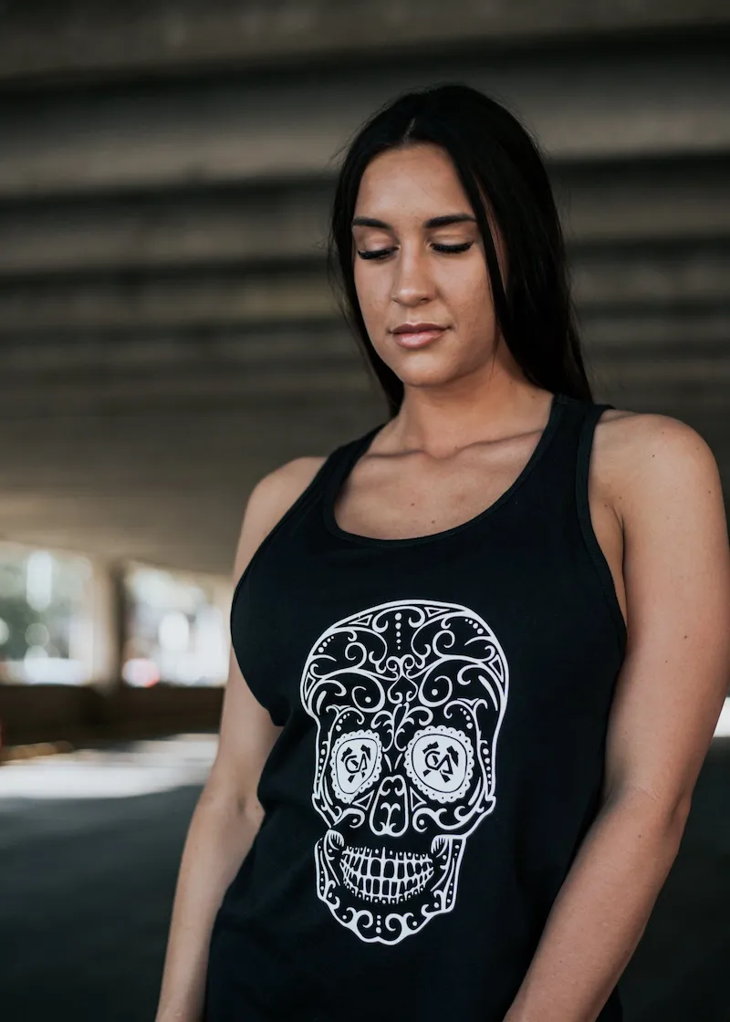 CAndy Skull Tank Unisex - Black