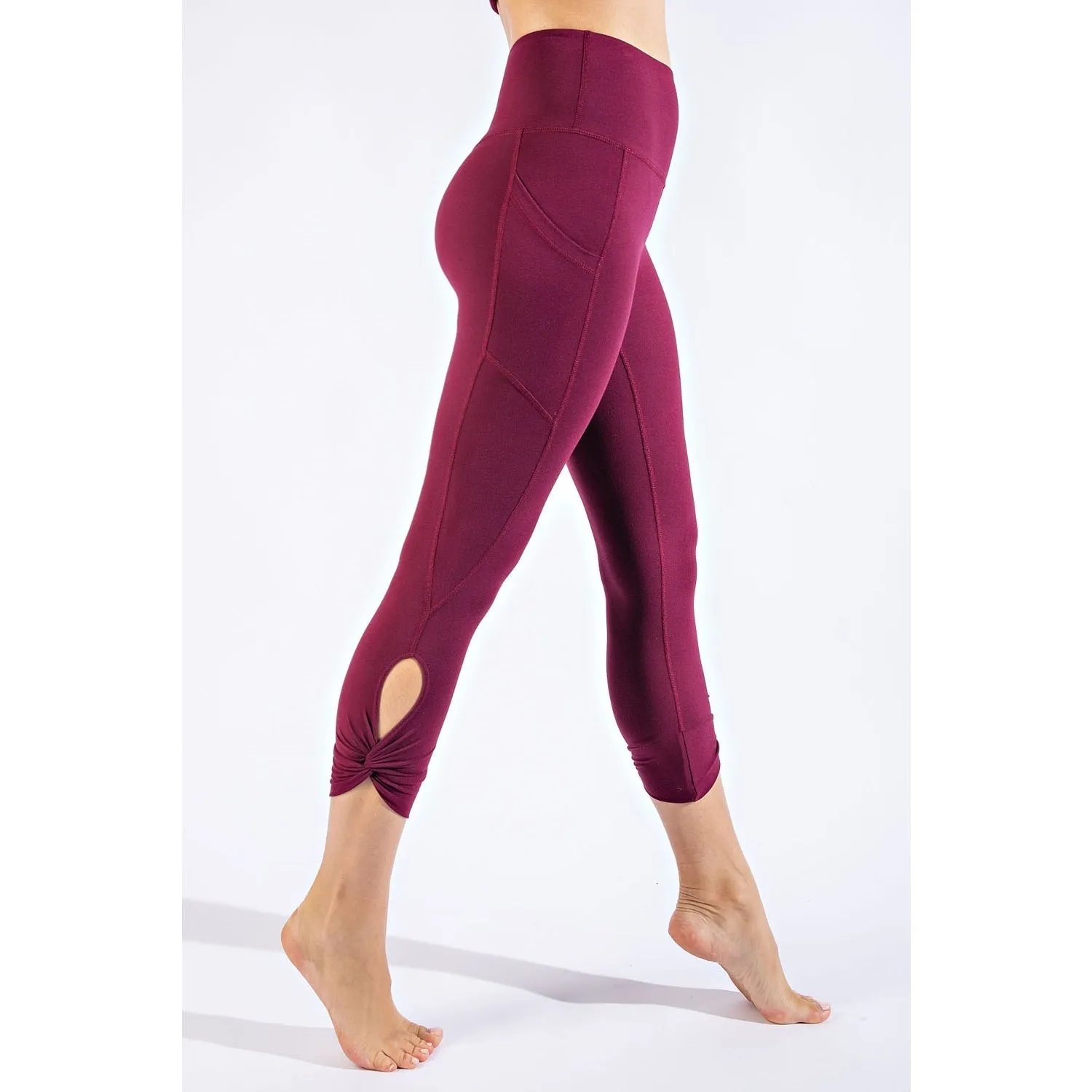 CAPRI KEYHOLE YOGA LEGGINGS