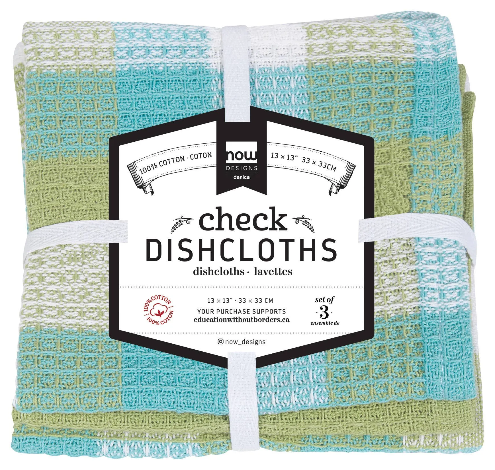 Check-it Dishcloths Sets of 3