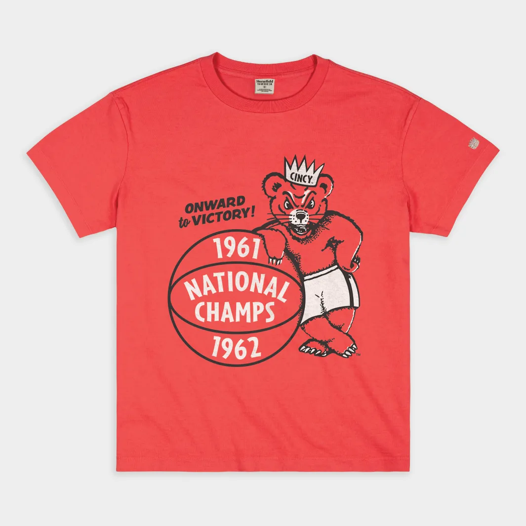 Cincinnati Basketball National Champs Vintage Heavyweight Tee