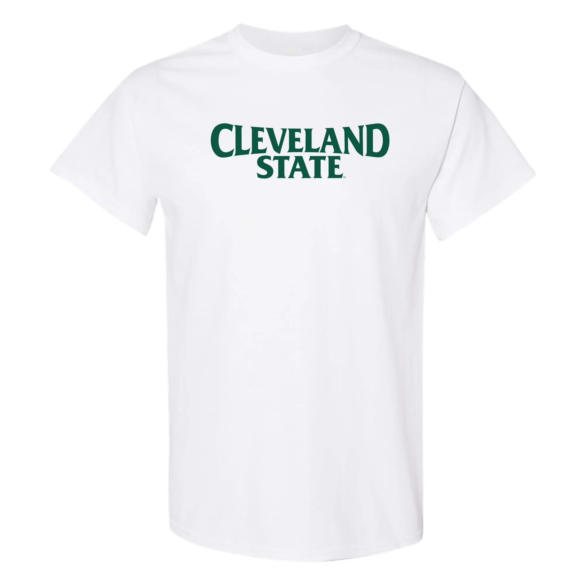 Cleveland State Vikings Basic Block T Shirt - White