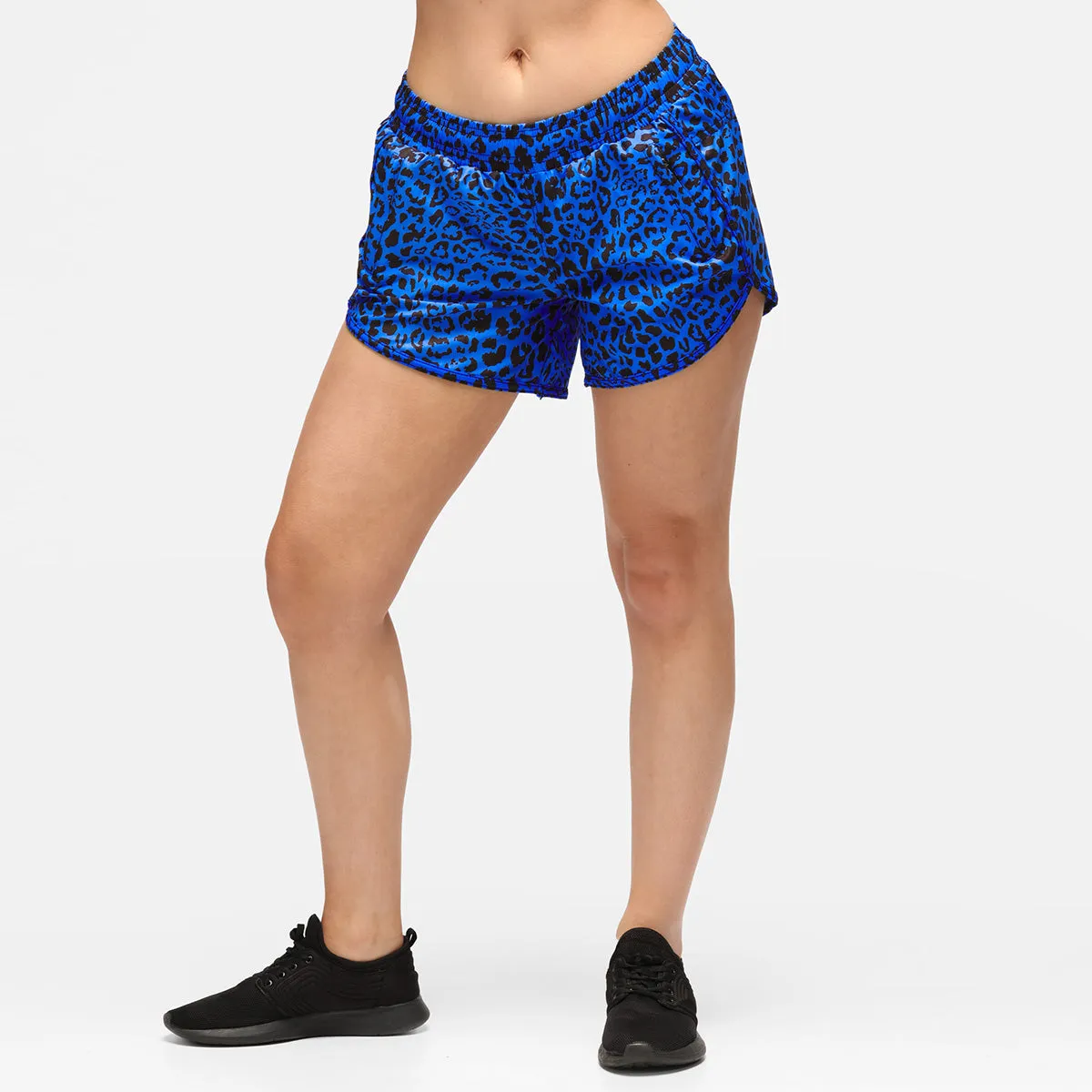 Cobalt Cat Loose Fit Workout Shorts