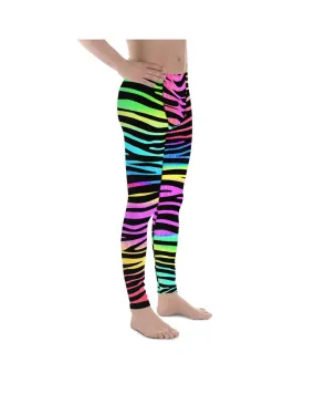 Colorful Zebra Striped Meggings