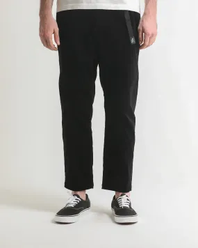 Cord Long Pants - Black