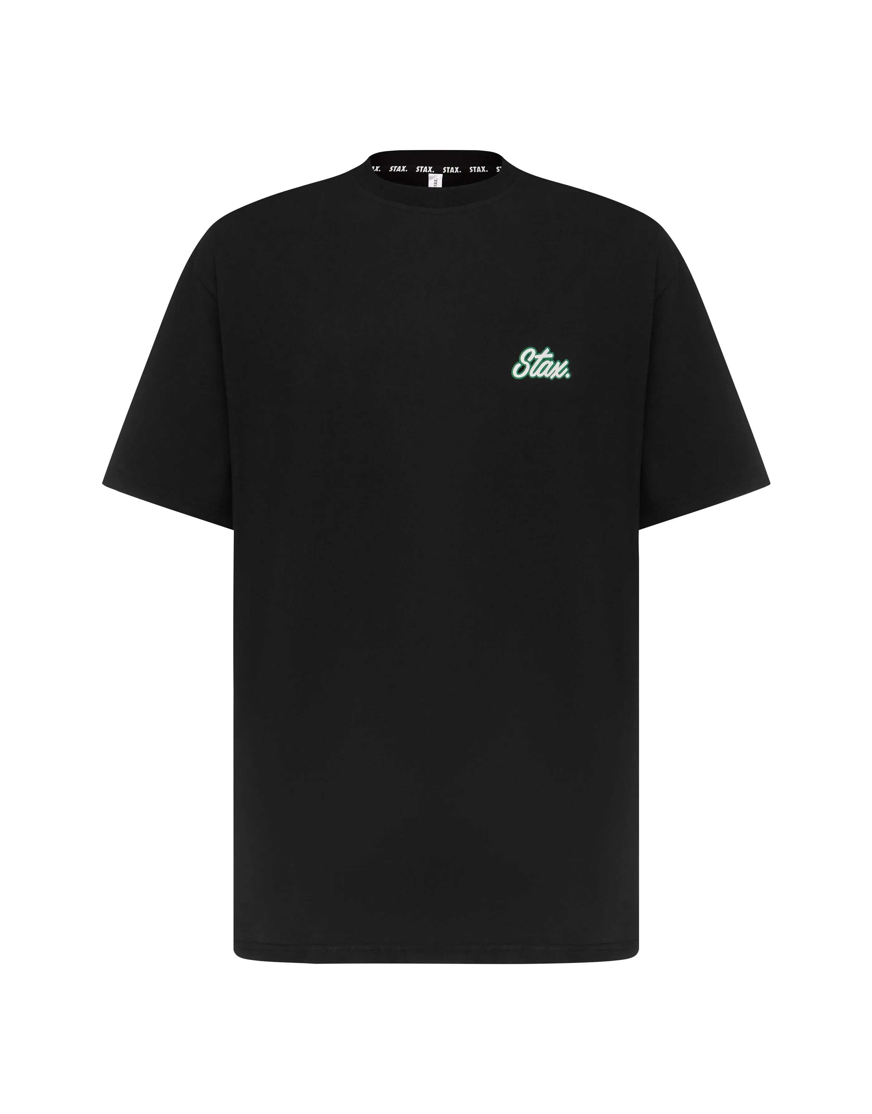 Court Drip Basketball Tee - Black & Green