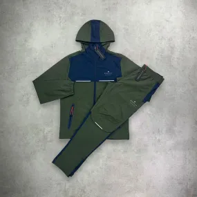 Cruyff Montserrat Surveyor Tracksuit Set Dark Green